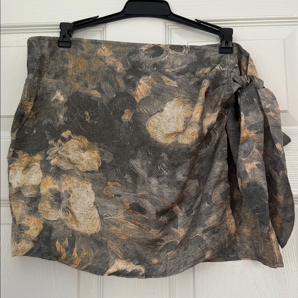 Floral Wrap Skirt